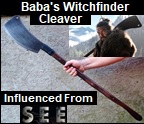 Handmade Babas Witchfinder Cleaver Influenced from TV Show SEE Picture - Link to more pictures, prices,and detailed descriptions.