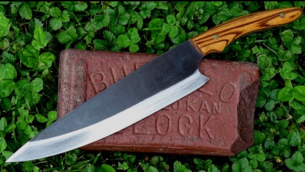 Handmade Camp Cooking Knife Picture. 