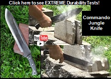 Commando Jungle Knife Extreme Duribility YouTube Video Picture Link