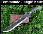 Handmade Commando Jungle Knife Picture - Link to more pictures, prices,and detailed descriptions.