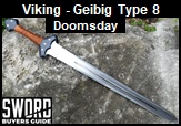 Doomsday Viking - Geibig Type 8 Sword Picture link to more pictures and order info