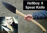 Handmade Hellboy II Prince Nuada Spear Knife Picture - Link to more pictures, prices,and detailed descriptions.