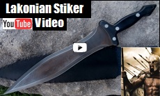 Lakonian Striker Sword Youtube Video Link Picture