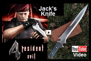 Jack Krauser's Knife in Resident Evil 4. Youtube video link.