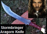 Handmade Stormbringer Aragorn Knife from Lord of the Rings. Picture - Link to more pictures, prices,and detailed descriptions